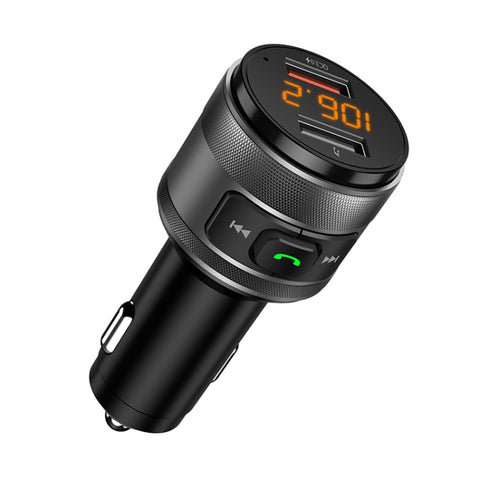 Transmetteur FM sans fil C57 QC3.0 Lecteur de vitesse automatique Bluetooth 5.0 Modulateur de lecture automatique de voix MP3 de mémoire flash USB, C57