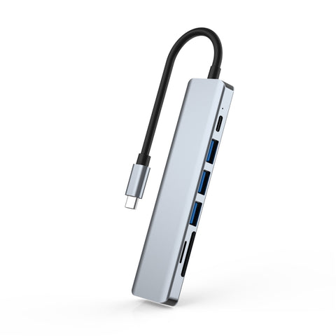 Docking station HUB da PD a tipo C 7 in 1 HDMI+SD/TF+USB2.0x2+USB3.0+