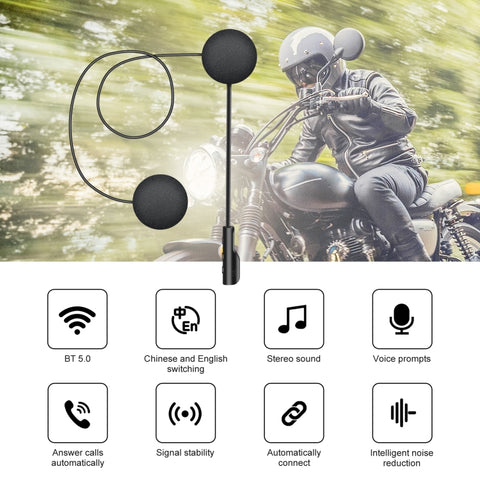 Le brassard Bluetooth pour casque moto T4 BT 5.0 stéréo se connecte automatiquement pour prendre en charge SIRI, T4