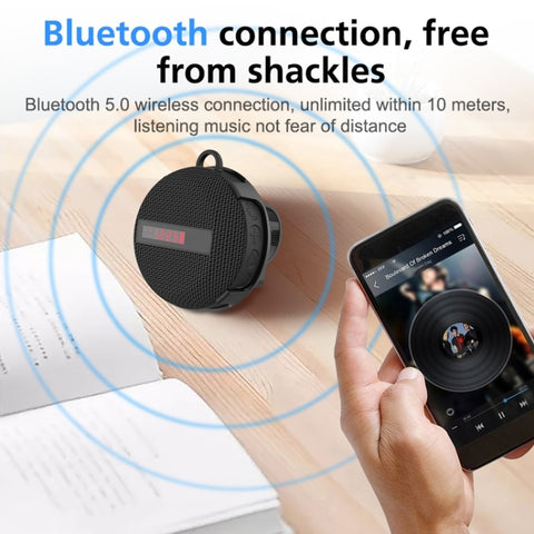 BT368 affichage numérique à LED haut-parleur Bluetooth esterno portable IPX65 support imperméable Vivavoce / Scheda TF
