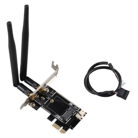 La scheda PCA-1X è un adattatore a doppia antenna