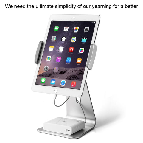 AP-7S Supporto da tavolo universale per tablet PC da 7-13 pollici in lega di alluminio con rotazione a 360°