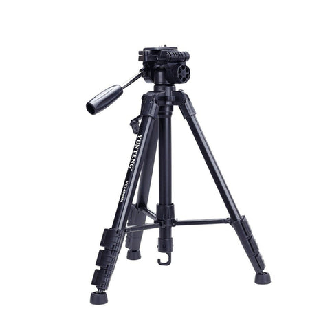 Supporto per treppiede in alluminio YUNTENG VCT-690 con testa di trascinamento fluida, VCT-690