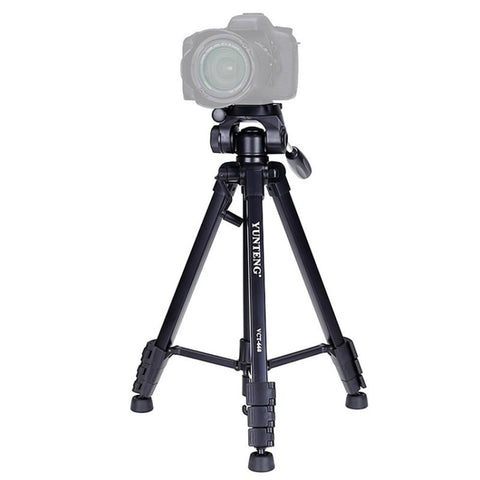 Supporto per treppiede in lega di alluminio YUNTENG VCT-668 per testa di smorzamento tridimensionale, VCT-668