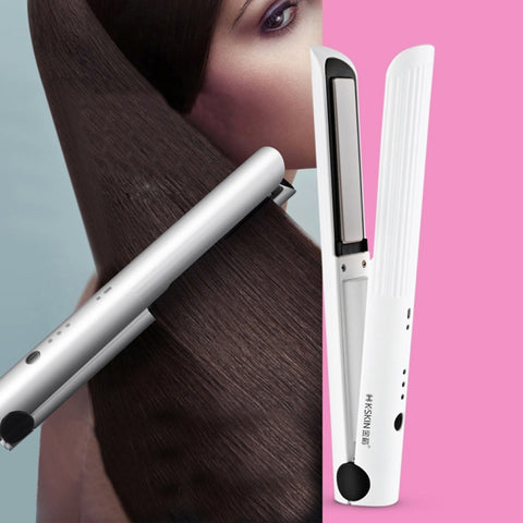 K-SKIN Piastra per capelli ricaricabile portatile Bigodino Strumento per lo styling in ferro ceramico Temperatura regolabile senza fili Calore veloce