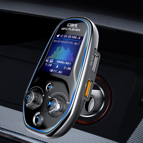 BT29 Schermo a colori per auto Lectore Mp3 multifunzionale Adattatore Bluetooth per programme Aux Out multilingue, BT29