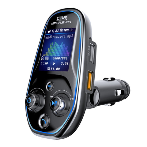 BT29 Schermo a colori per auto Lectore Mp3 multifunzionale Adattatore Bluetooth per programme Aux Out multilingue, BT29