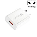 CA-25 QC3.0 USB 3A Fast Charger for Mobile Phone, AU Plug, AU Plug