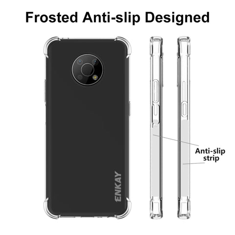 ENKAY Protection antiurto en TPU transparent pour Nokia G300 5G, pour Nokia G300 5G