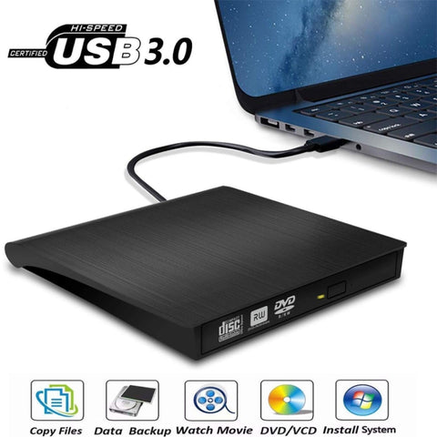Lettore CD/DVD-RW Esterno USB 3.0 ECD819 con Design Spazzolato