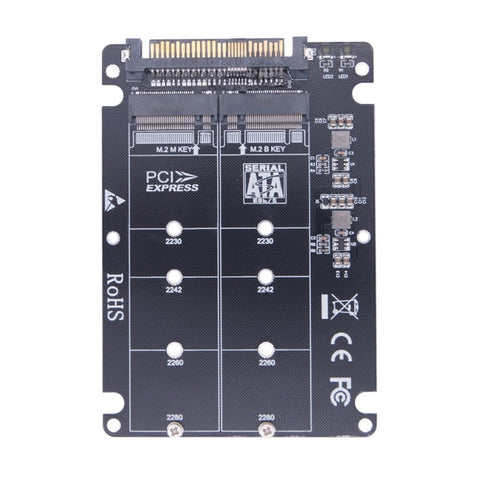 Scheda adattatore NGFF M.2 NVME a U.2 SFF-8639 a 2 porte