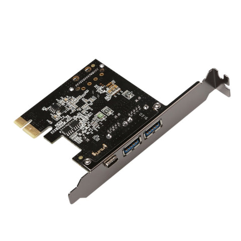 Scheda di espansione USB 3.1 Type-C PCIe a Type-C e Type A 3.0 Scheda riser PCI Express USB