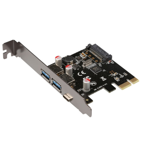 Scheda di espansione USB 3.1 Type-C PCIe a Type-C e Type A 3.0 Scheda riser PCI Express USB