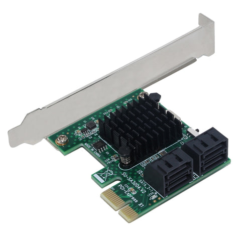 Convertitore PCI Express a 4 porte PCI-E X1/X4/X8/X16 Adattatore di espansione PCIE a SATA