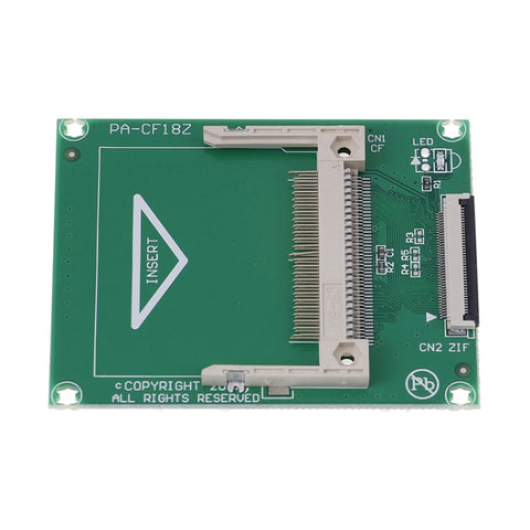 Scheda di memoria Compact Flash CF da 1,8 pollici a 50 pin su scheda adattatore HDD SSD ZIF/CE