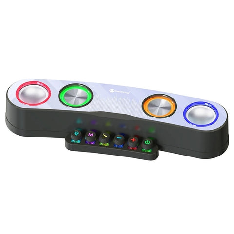 Newrixing NR555 bureau coloré LED haut-parleur de jeu Bluetooth support TF et FM