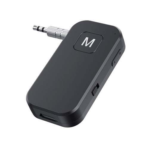 BT03 Lecteur et transmetteur audio Bluetooth 5.1 2 en 1 Chiamate en direct pour voiture, BT03