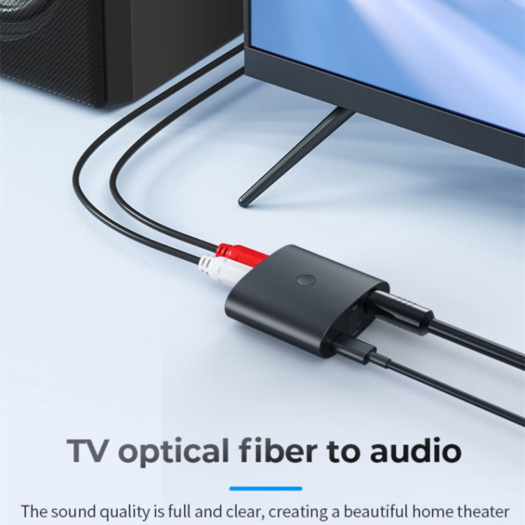 bt-b36-ricevitore-audio-bluetooth-5-1-convertitore-digitale-analogico-in-fibra-coassiale-tv - immagine 4