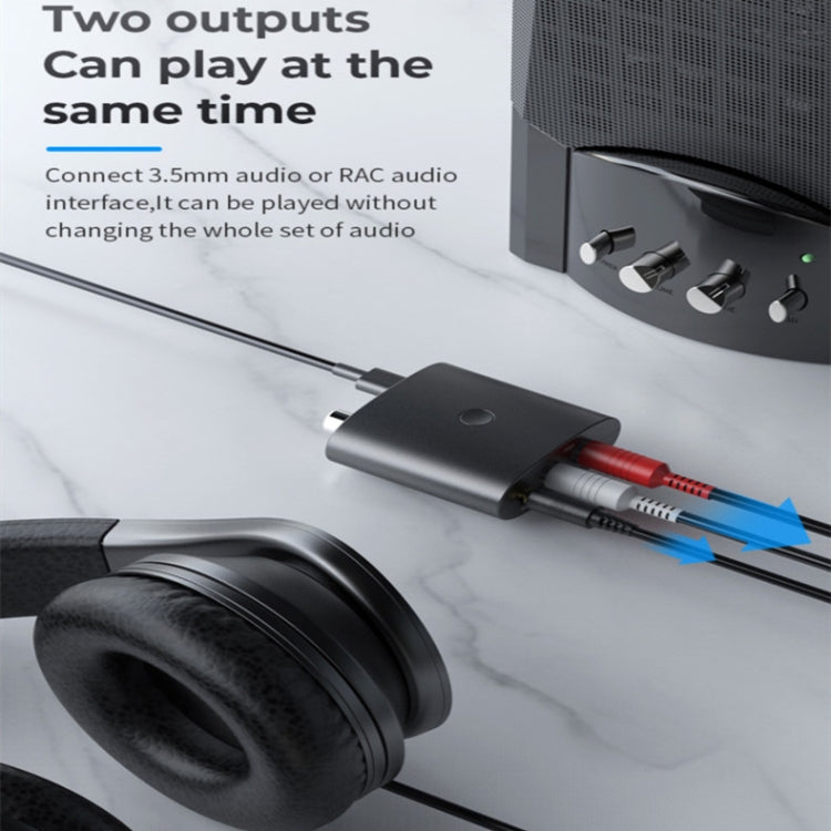 bt-b36-ricevitore-audio-bluetooth-5-1-convertitore-digitale-analogico-in-fibra-coassiale-tv - immagine 5