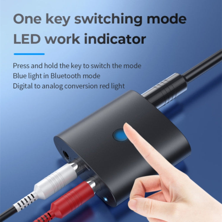 bt-b36-ricevitore-audio-bluetooth-5-1-convertitore-digitale-analogico-in-fibra-coassiale-tv - immagine 6