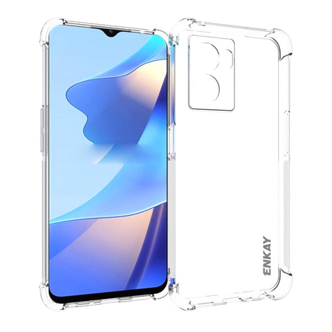 Per OPPO A57 5G 2022 ENKAY custodia per telefono antiurto in TPU trasparente, For OPPO A57 5G 2022