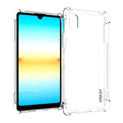 Pour Sony Xperia Ace III Housse de téléphone ENKAY transparente en TPU antiurto, pour Sony Xperia Ace III