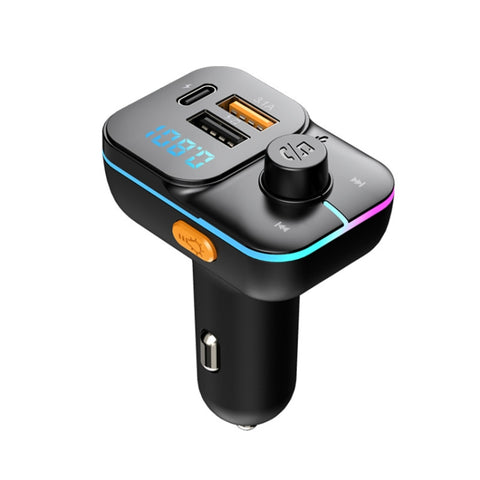 C24 Lecteur MP3 Bluetooth pour voiture Lecteur de voiture rapide FM Vivavoce sans fil, C24