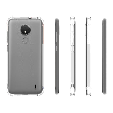 Pour Nokia C21 JSM ​​Custodia en TPU trasparente antiurto antiscivolo per telefono, pour Nokia C21