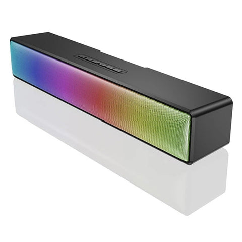 Barre de son HiFi lumineuse RGB AEC BT601, haut-parleur Bluetooth pour home cinéma, BT601
