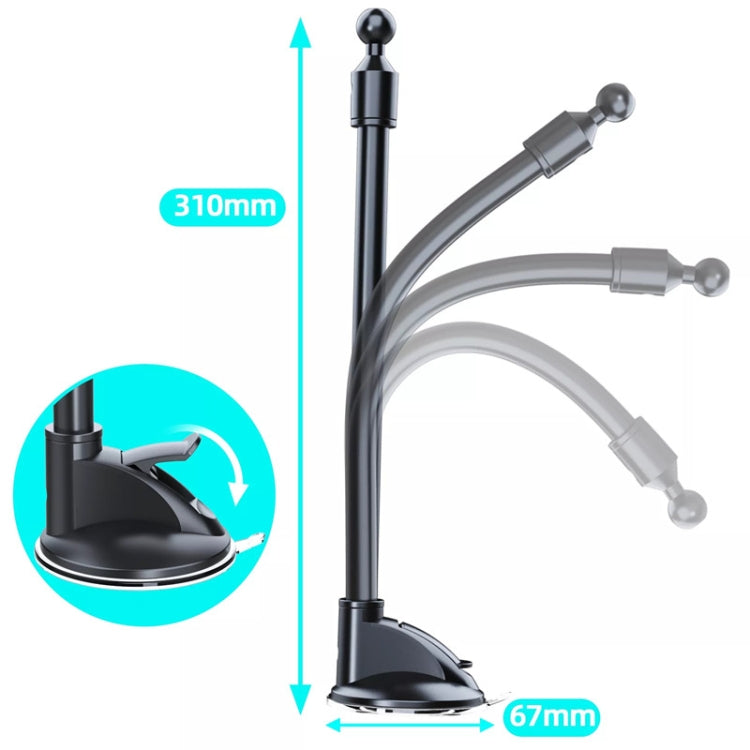 Supporto per Telefono da Auto A190 + X35 con Ventosa per Parabrezza e