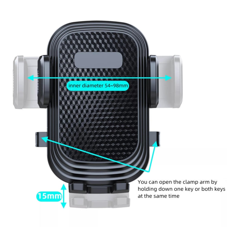 Supporto per telefono da auto A190 + X51 con ventosa per cruscotto e