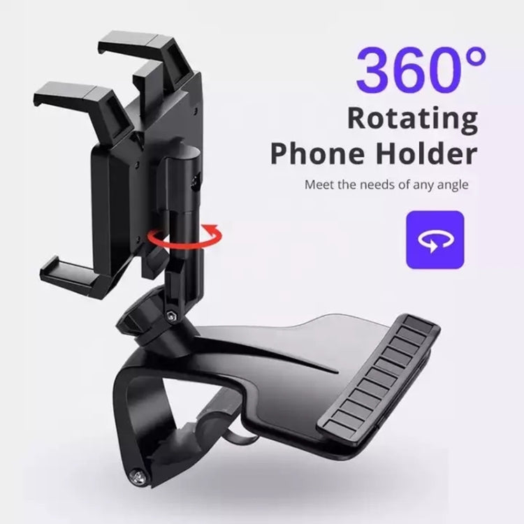 YB001 Supporto per telefono da cruscotto con rotazione di 360 gradi, YB001