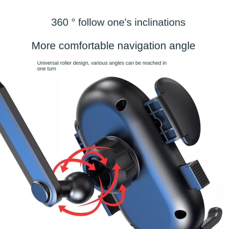 R004 Specchietto retrovisore Porta telefono per auto retrattile ruotabile a 360°, R004