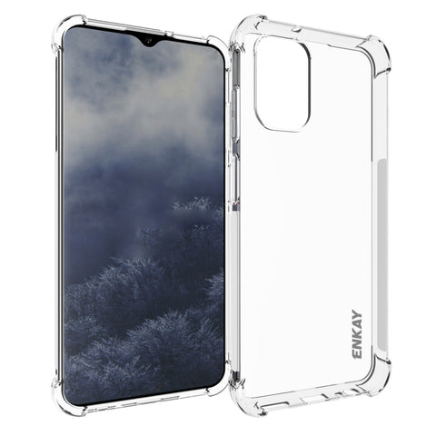 Pour Nokia G60 5G ENKAY protection pour téléphone antiurto en TPU transparent, pour Nokia G60 5G