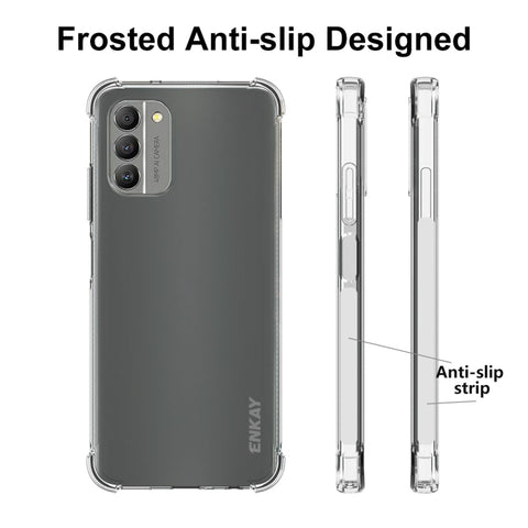 Pour Nokia G400 5G ENKAY protection pour téléphone antiurto en TPU transparent, pour Nokia G400 5G