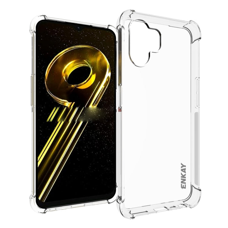 Per Realme 9i 5Ｇ Custodia per telefono ENKAY trasparente in TPU antiurto, For Realme 9i 5Ｇ