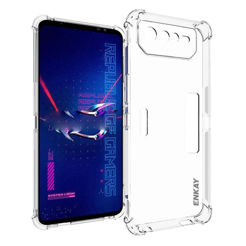 Pour Asus ROG Phone 6 Pro Housse pour téléphone ENKAY transparent en TPU antiurto, pour Asus ROG Phone 6 Pro