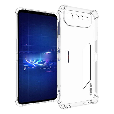 Pour Asus ROG Phone 6 Housse pour téléphone ENKAY transparent antiurto en TPU, pour Asus ROG Phone 6