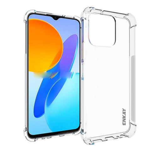 Pour Honor X8 5G ENKAY protection pour téléphone antiurto en TPU transparent, pour Honor X8 5G