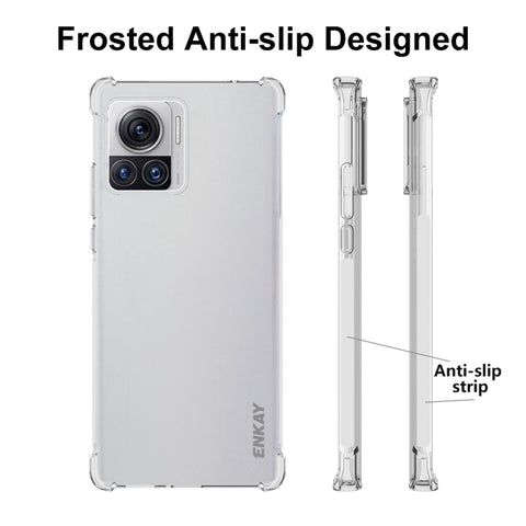 Pour Motorola Moto X30 Pro ENKAY protection pour téléphone antiurto en TPU transparent, pour Motorola Moto X30 Pro