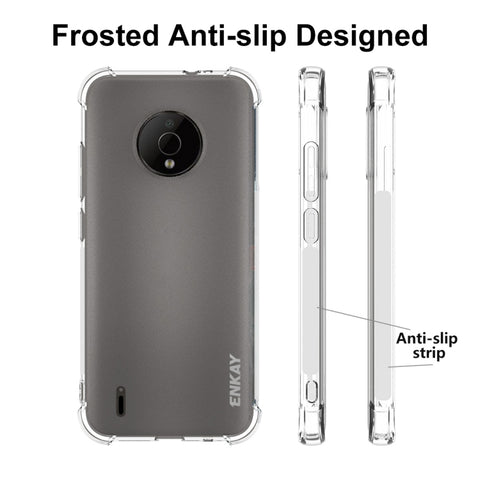 Pour Nokia C200 Support pour téléphone portable NKAY transparent en TPU antiurto, pour Nokia C200