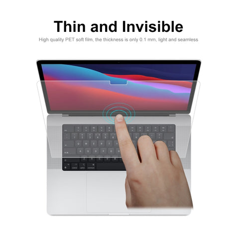 Pour MacBook Air 13.6 A2681 ENKAY Hat-Prince Clear HD PET Écran de protection pour ordinateur portable