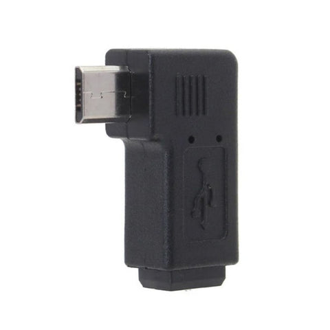 Adattatore da Mini USB femmina a Micro USB maschio da 90 gradi