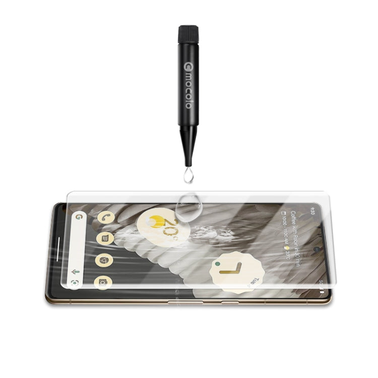 Per Google Pixel 7 Pro 5G mocolo 9H Pellicola per schermo UV a schermo intero 3D, For Google Pixel 7 Pro