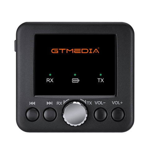 GTMEDIA RT05 Lecteur et transmetteur audio Bluetooth 5.0 Adaptateur 2 en 1, RT05