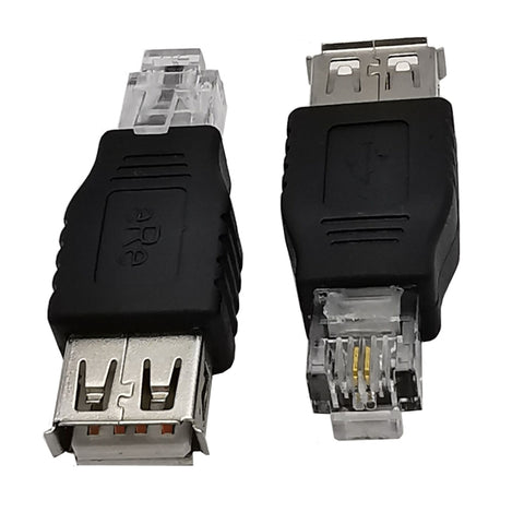 Convertitore adattatore JUNSUN MANY USB femmina-maschio RJ11 6P2C