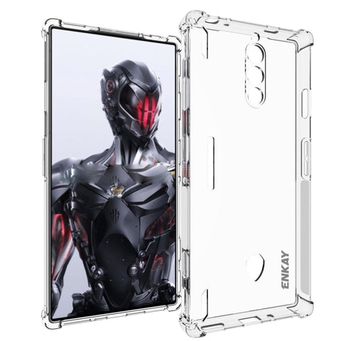 Pour ZTE Nubia Red Magic 8 Pro Housse de protection pour téléphone en TPU transparent ENKAY Hat-Prince