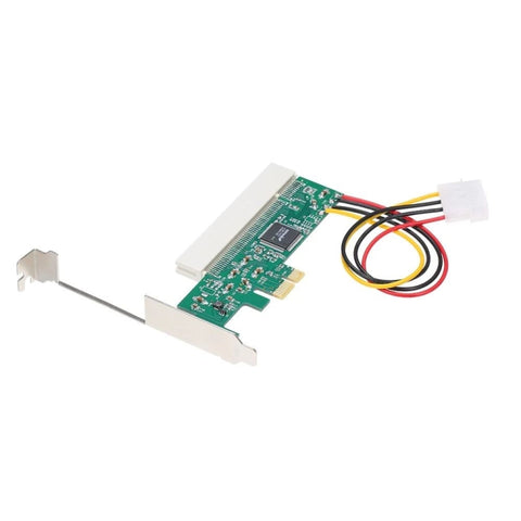 convertitore-di-schede-adattatore-pci-e-a-pci-con-alimentatore-a-4-pin-pci-e-to-pci - immagine 2
