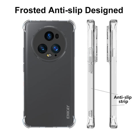 Pour Honor Magic 5 Pro Housse de protection pour téléphone en TPU transparent ENKAY Hat-Prince, pour Honor Magic 5 Pro