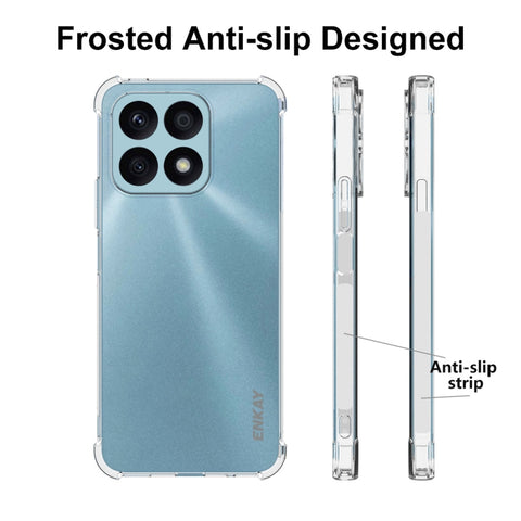 Pour Honor X8A 4G Global ENKAY Hat-Prince Custodia per telefono antiurto en TPU transparent, pour Honor X8A 4G Global